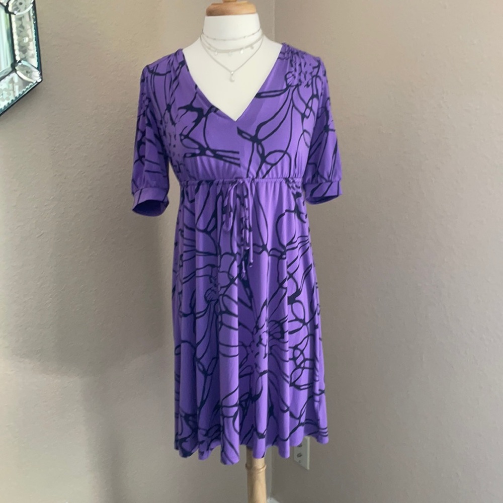 Michael Kors purple flower dress